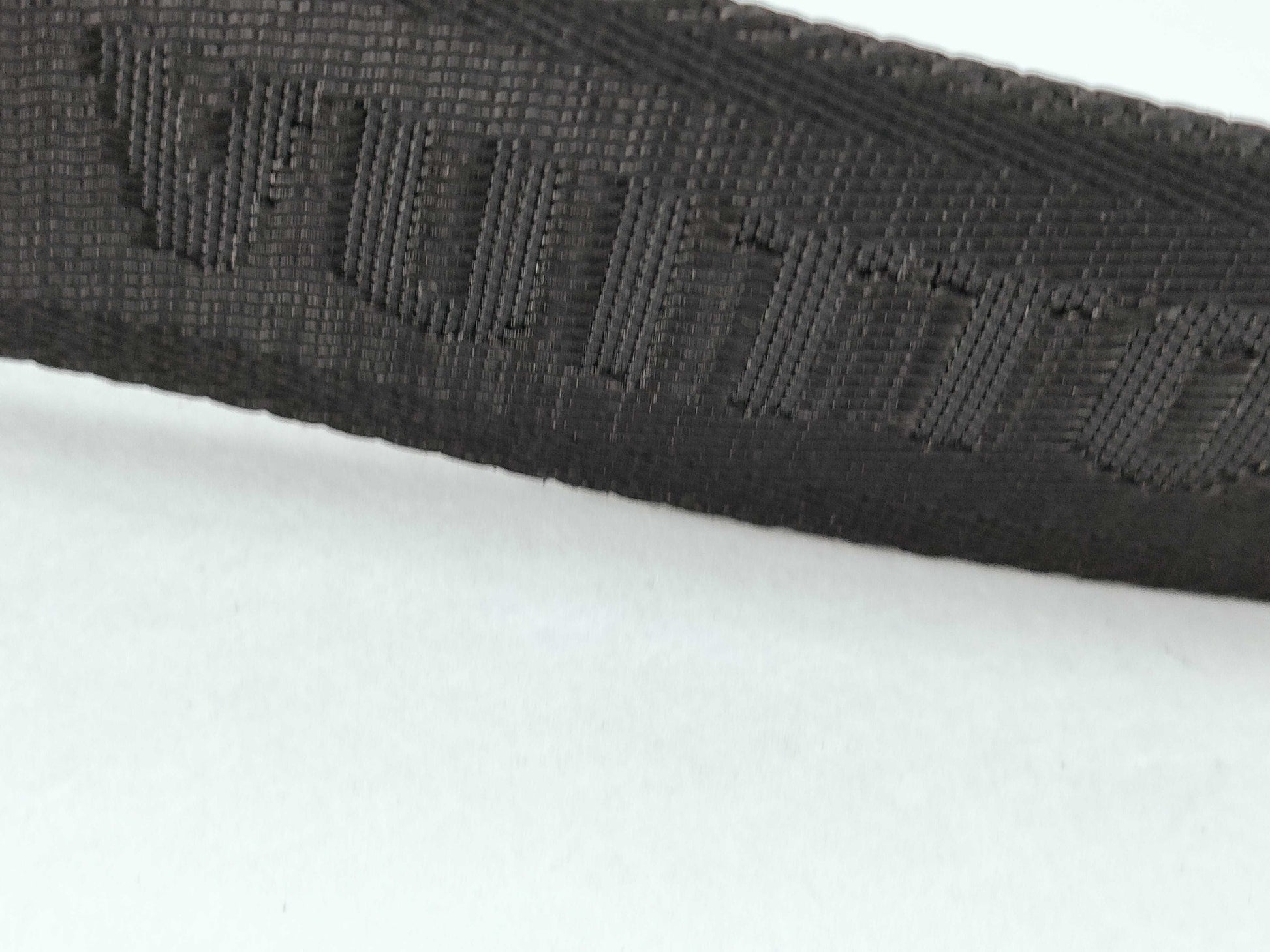 LOUIS VUITTON Louis Vuitton Signature Adjustable Strap Black with Black Hardware 95*4.5*.05cm Other Accessories