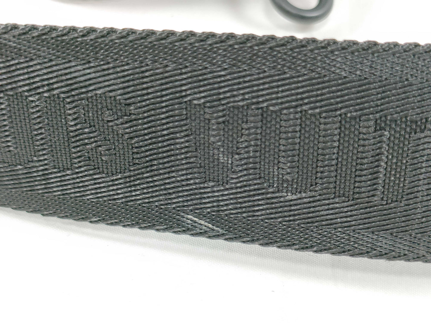 LOUIS VUITTON Louis Vuitton Signature Adjustable Strap Black with Black Hardware 95*4.5*0.5cm Strap