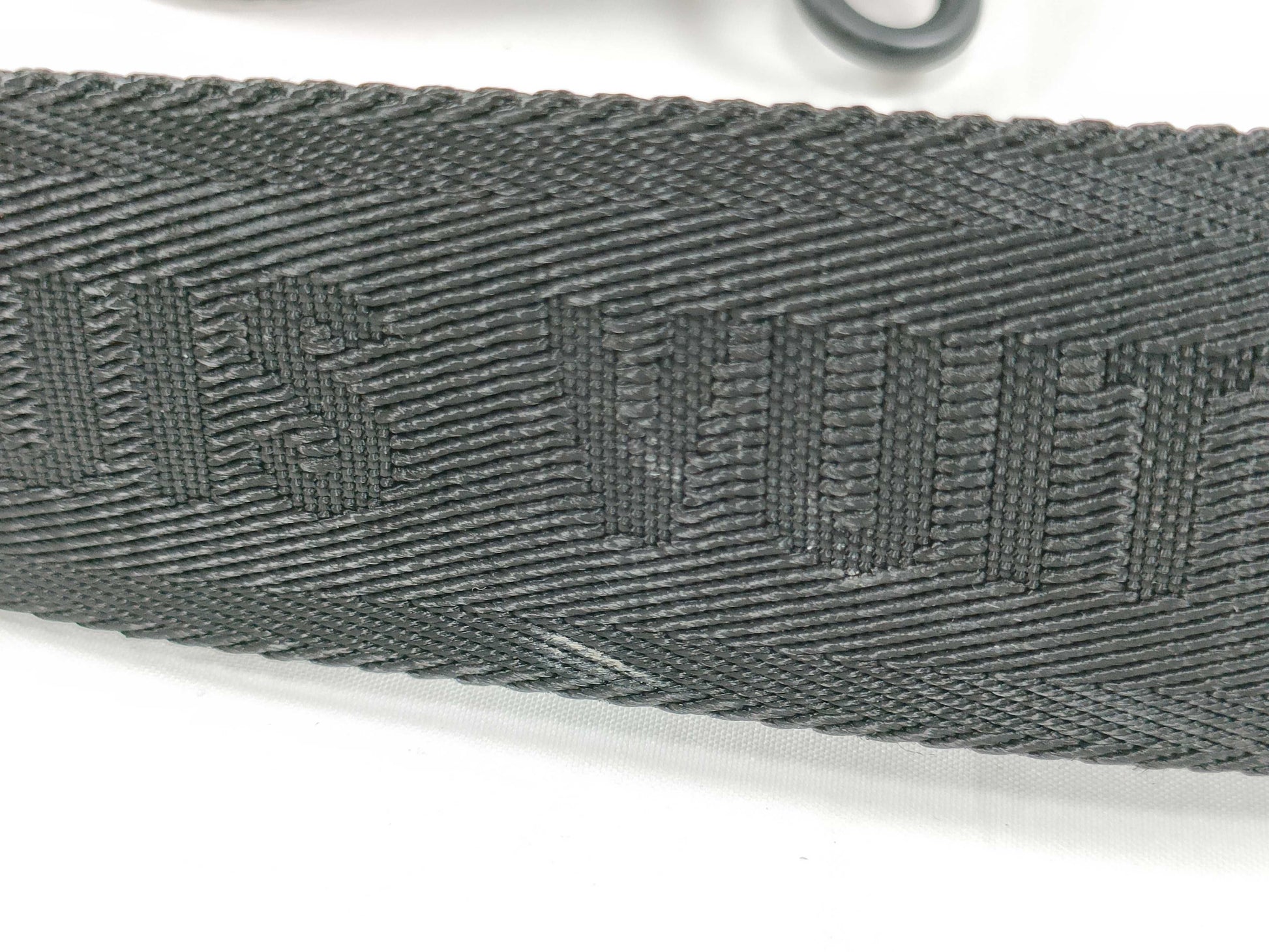 LOUIS VUITTON Louis Vuitton Signature Adjustable Strap Black with Black Hardware 95*4.5*0.5cm Strap