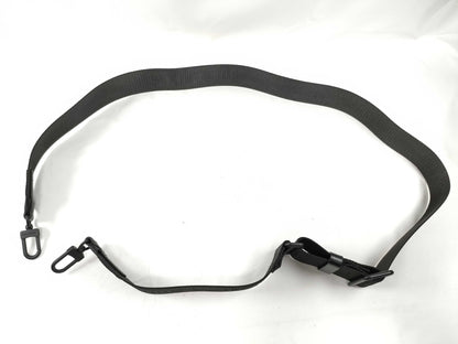 LOUIS VUITTON Louis Vuitton Signature Adjustable Strap Black with Black Hardware 95*4.5*0.5cm Strap