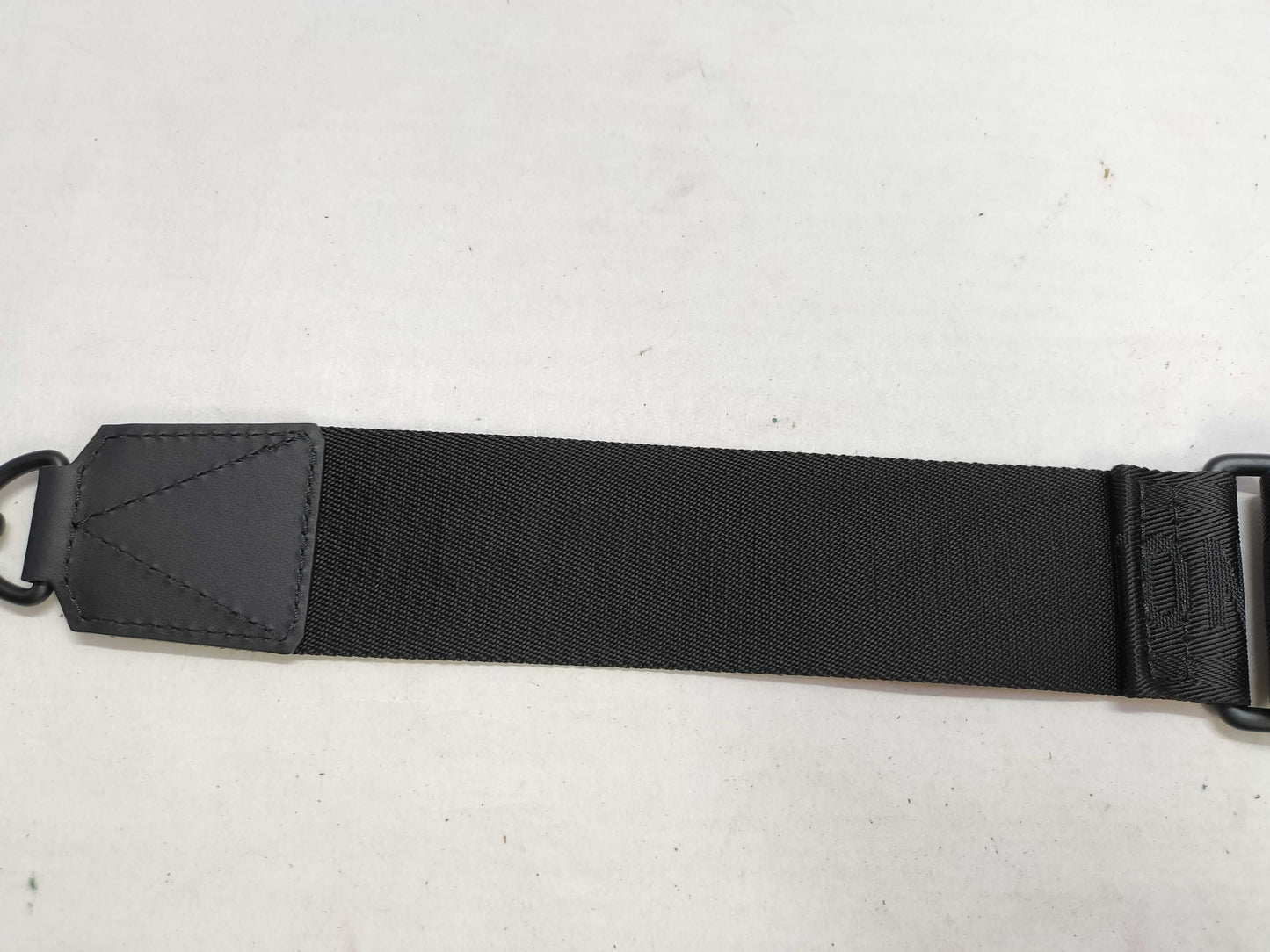 LOUIS VUITTON Louis Vuitton Signature Adjustable Strap Black with Black Hardware 95*5*.05cm Strap