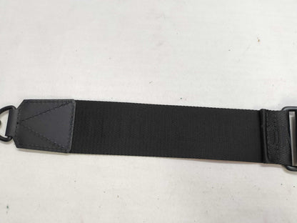 LOUIS VUITTON Louis Vuitton Signature Adjustable Strap Black with Black Hardware 95*5*.05cm Strap