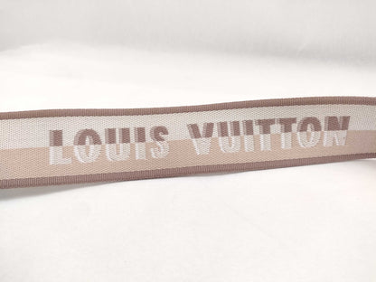 LOUIS VUITTON Signature Strap, Beige/Brown Canvas with Gold Hardware, 95*4.5*.05cm Strap