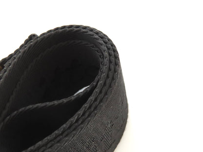 LOUIS VUITTON Louis Vuitton Signature Adjustable Strap Black with Gold Hardware 95*4.5*0.5cm Strap