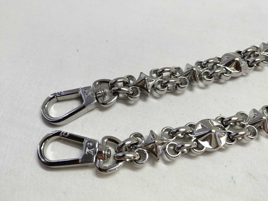 LOUIS VUITTON Monogram Chain Strap, Silver Hardware, 55*2*.05cm Strap