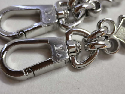 LOUIS VUITTON Monogram Chain Strap, Silver Hardware, 55*2*.05cm Strap