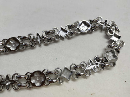 LOUIS VUITTON Monogram Chain Strap, Silver Hardware, 55*2*.05cm Strap