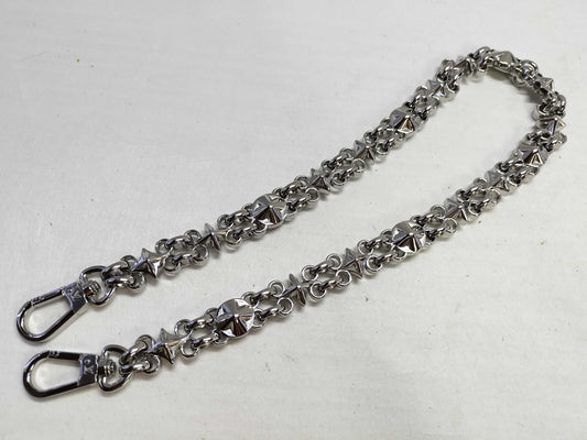 LOUIS VUITTON Monogram Chain Strap, Silver Hardware, 55*2*.05cm Strap