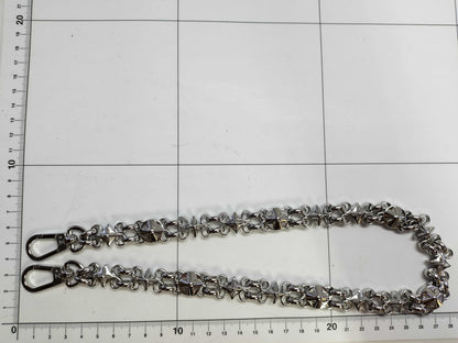 LOUIS VUITTON Monogram Chain Strap, Silver Hardware, 55*2*.05cm Strap
