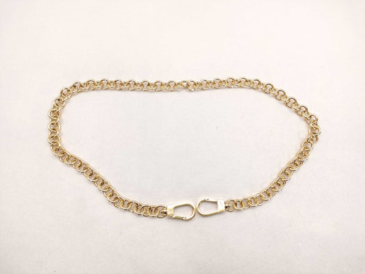 LOUIS VUITTON Gold Chain Strap with Gold Hardware, 55*1*1cm