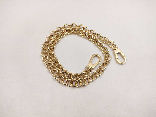 LOUIS VUITTON Gold Chain Strap with Gold Hardware, 55*1*1cm