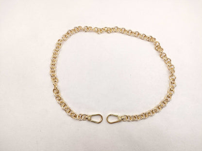 LOUIS VUITTON Gold Chain Strap with Gold Hardware, 55*1*1cm