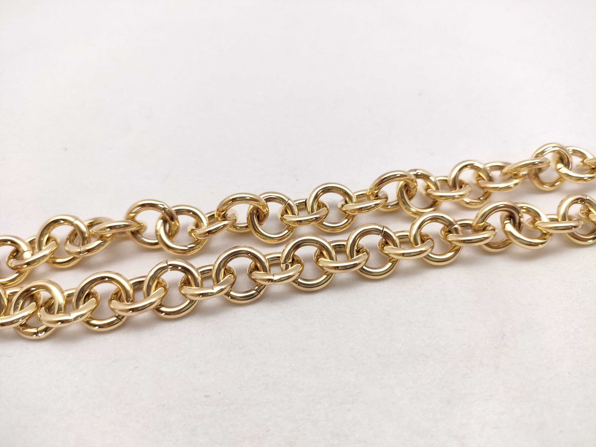 LOUIS VUITTON Gold Chain Strap with Gold Hardware, 55*1*1cm