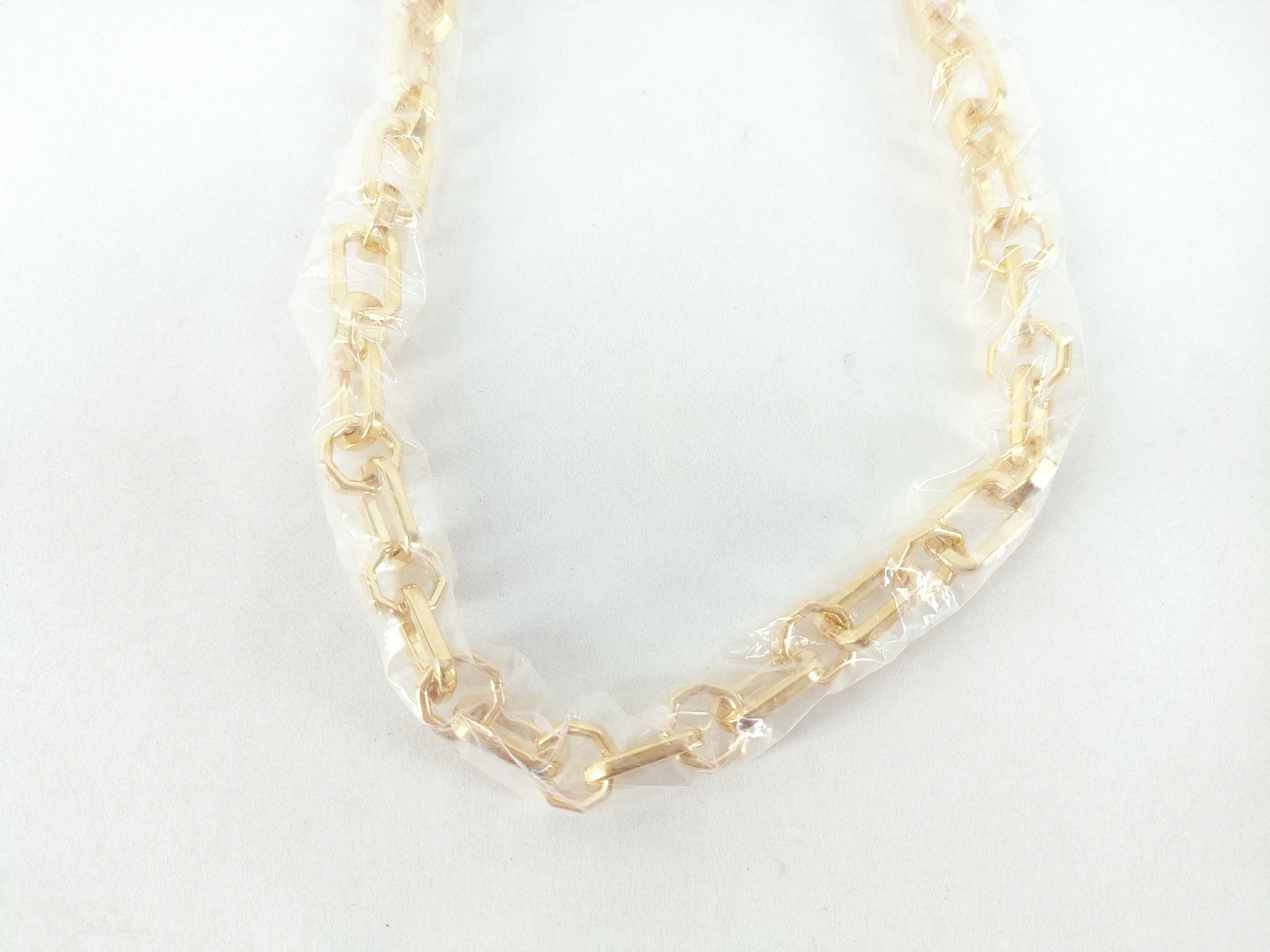 LOUIS VUITTON C Lock 'n Gold Chain Strap with Gold Hardware, 55*1*1cm Necklace