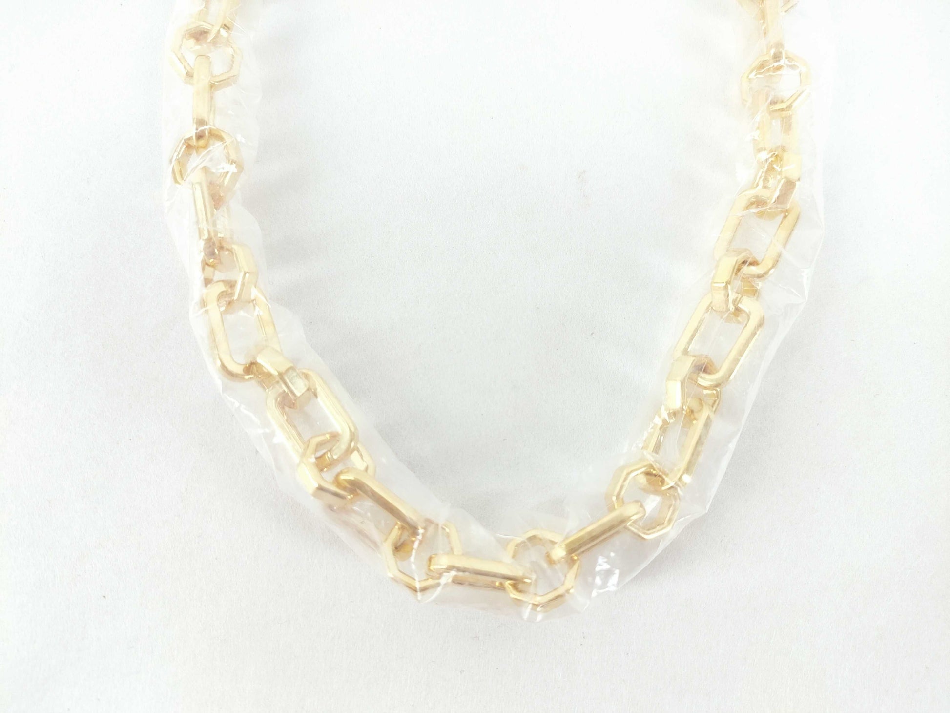 LOUIS VUITTON C Lock 'n Gold Chain Strap with Gold Hardware, 55*1*1cm Necklace