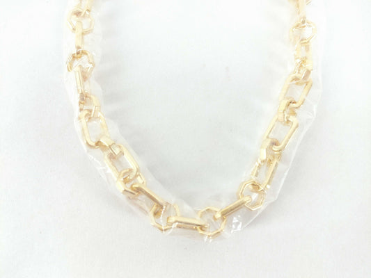 LOUIS VUITTON C Lock 'n Gold Chain Strap with Gold Hardware, 55*1*1cm Necklace