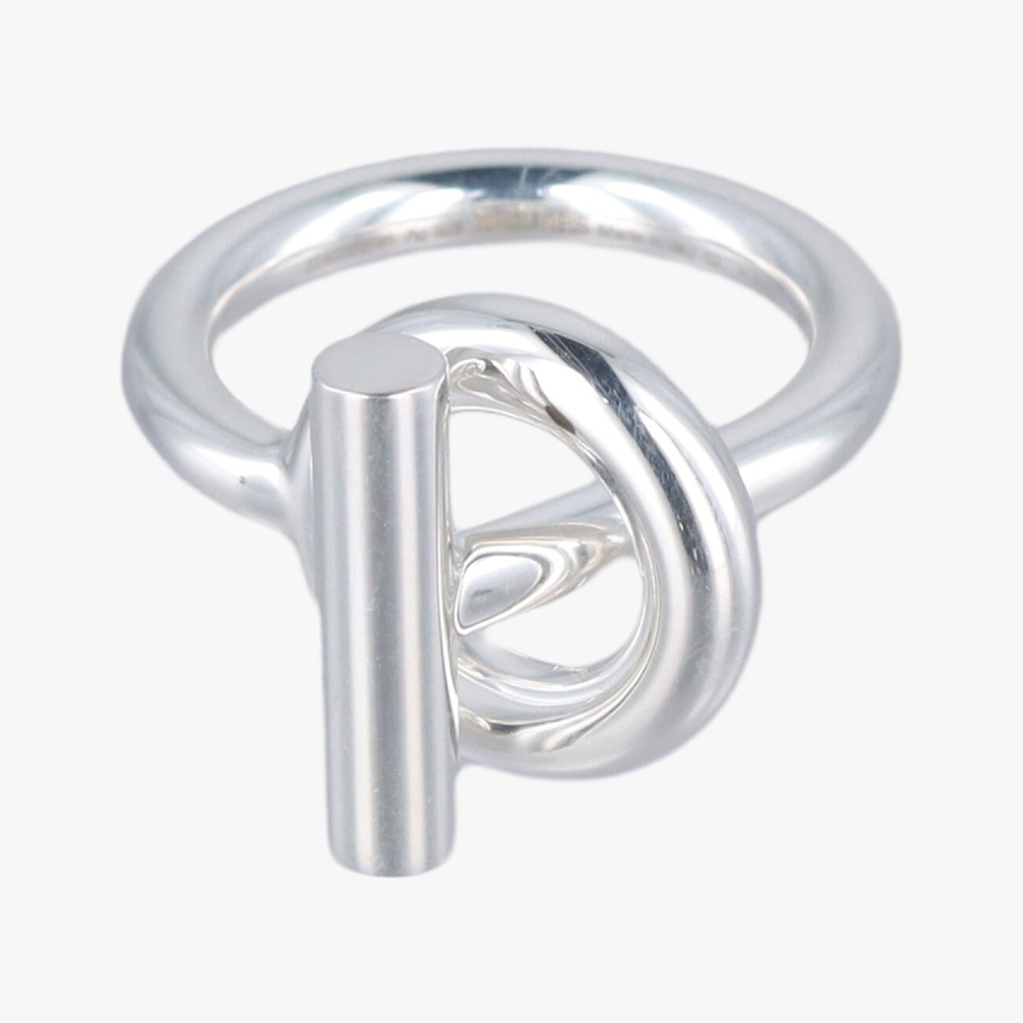 HERMES Echappé Silver Ag92522AB369895 Ring