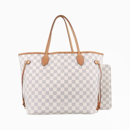 LOUIS VUITTON Neverfull MM Azur Damier Canvas N51107AR1164 Handbag