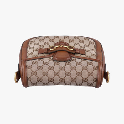 GUCCI Lady Web Multicolor Canvas and Leather Shoulder Bag 383848H018872609