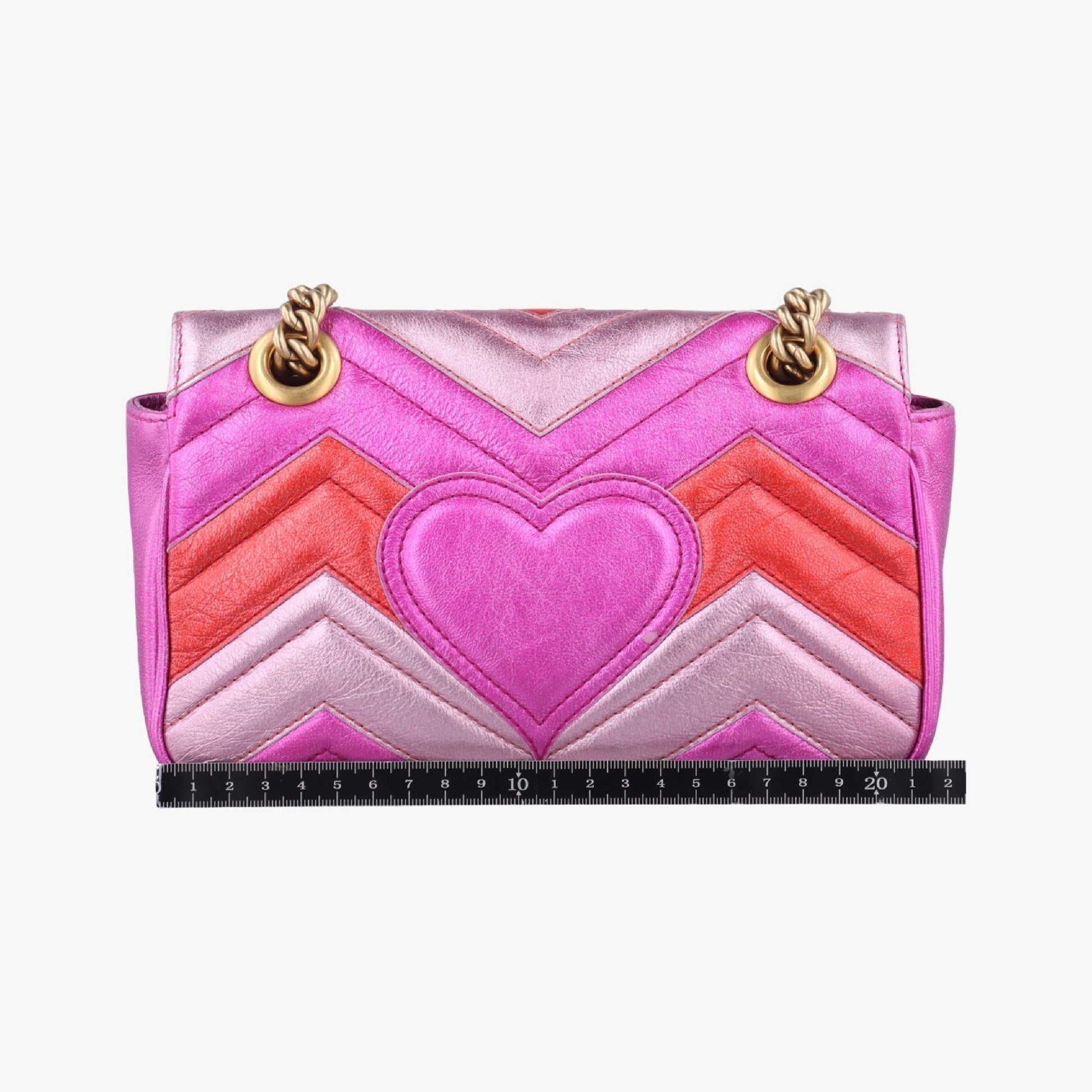 GUCCI GG Marmont Multicolor Leather Shoulder Bag 446744H027956628