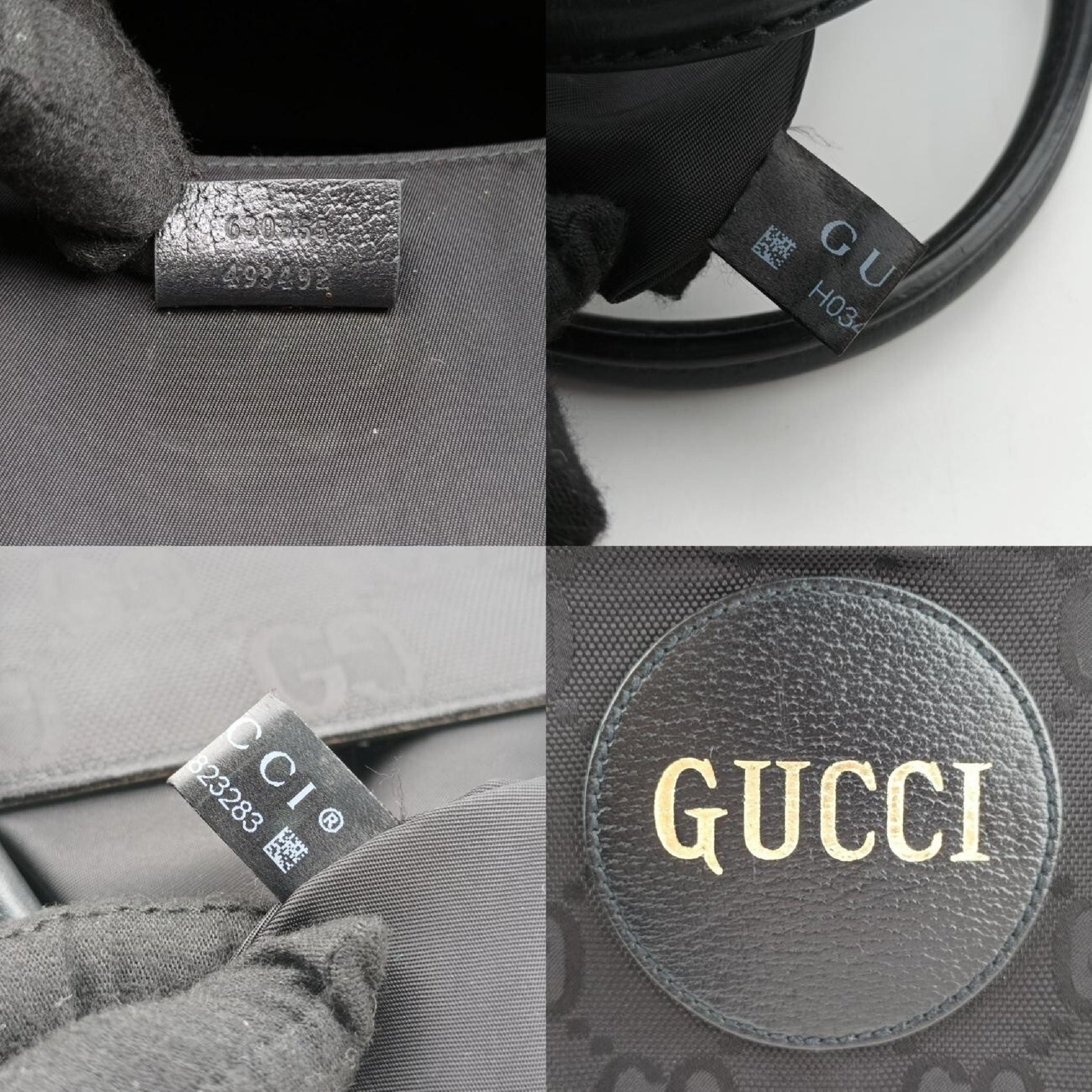 GUCCI Off the Grid Black Nylon Shoulder Bag 630355H034823283