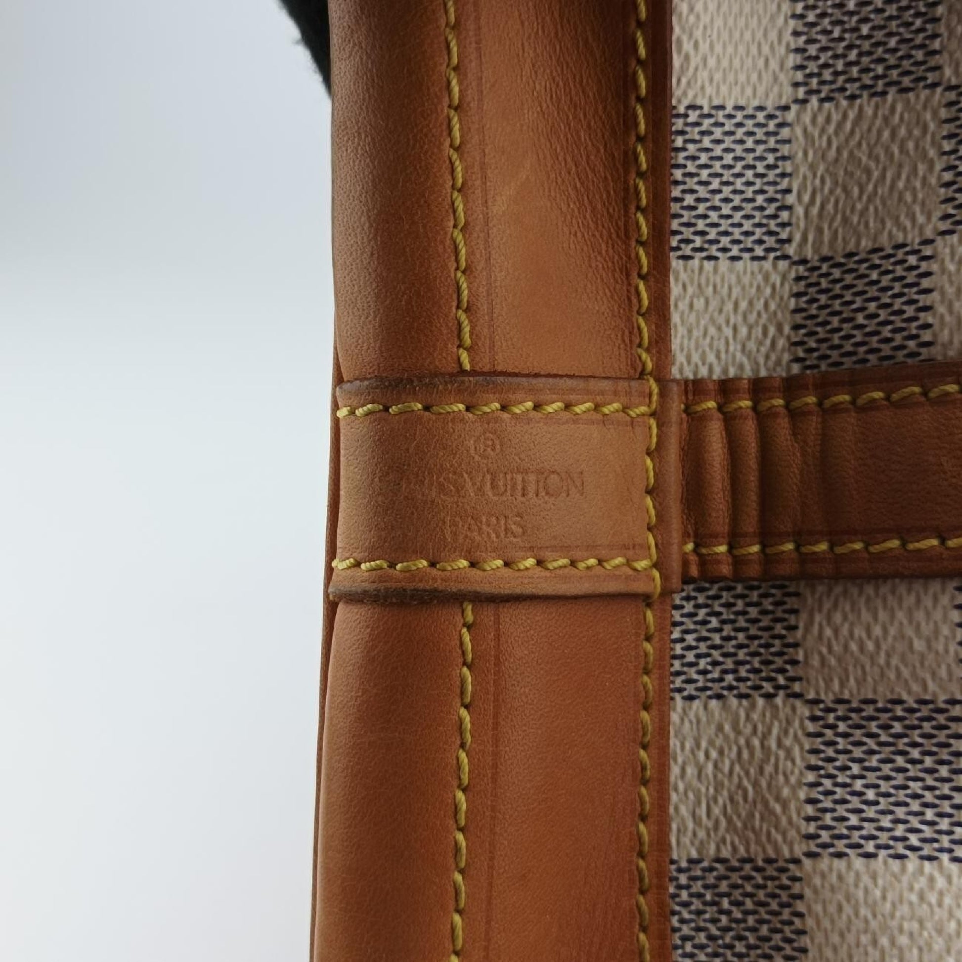 LOUIS VUITTON Noë Azur Damier Canvas N42222 Shoulder Bag, Unknown Production Number