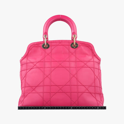 Dior Granville Rose Red Lambskin 12-MA-0153 Handbag