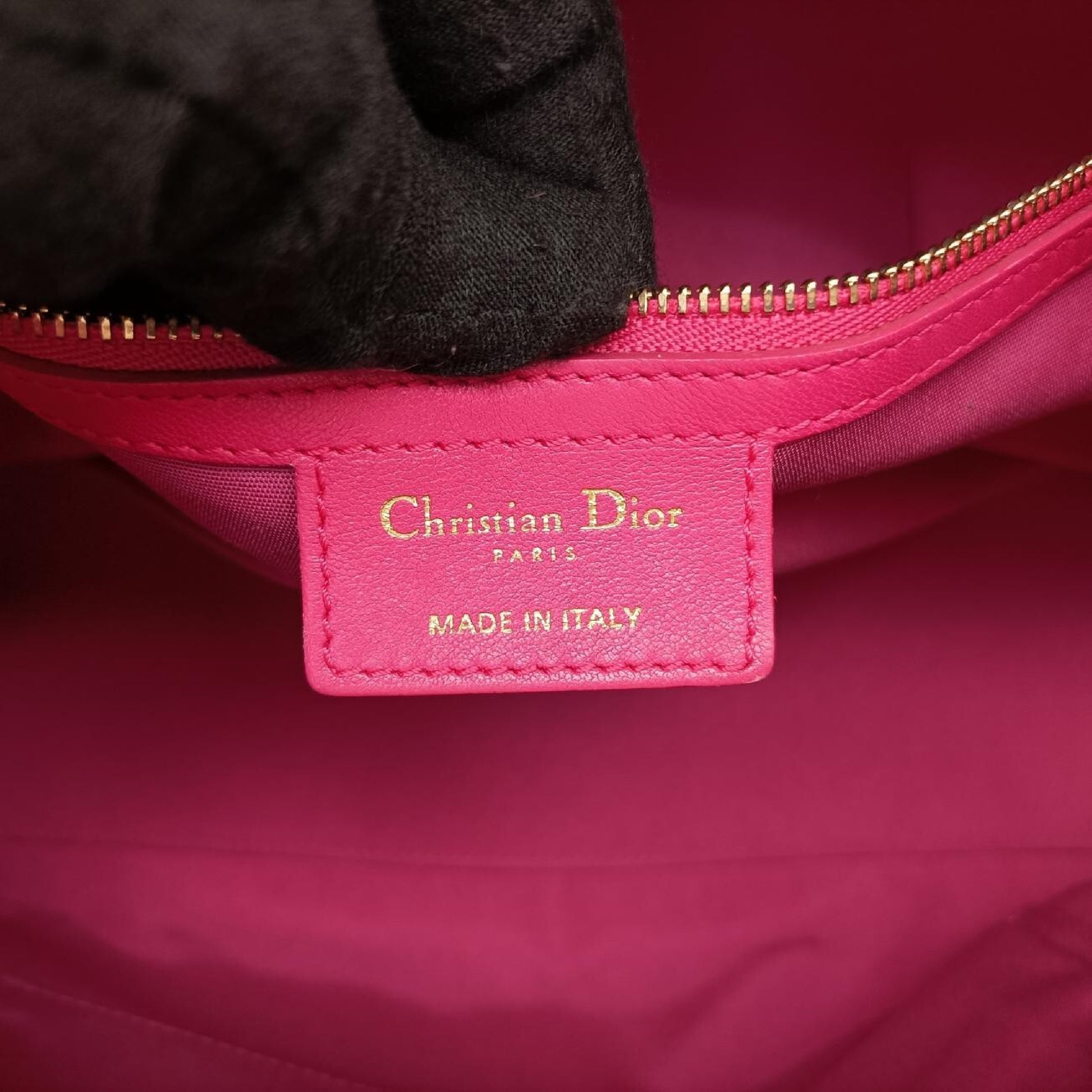 Dior Granville Rose Red Lambskin 12-MA-0153 Handbag