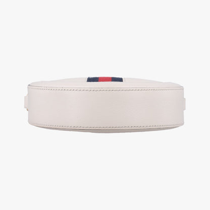 GUCCI Ophidia White Leather Shoulder Bag 550618G029699268