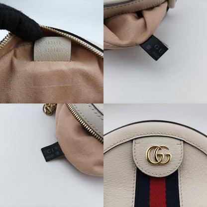 GUCCI Ophidia White Leather Shoulder Bag 550618G029699268