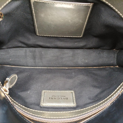 BVLGARI Serpenti Forever Silver Patent DA.D18.39793 Shoulder Bag