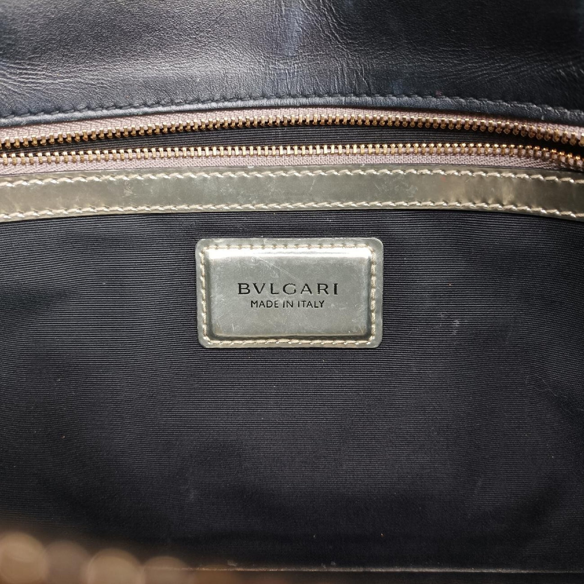 BVLGARI Serpenti Forever Silver Patent DA.D18.39793 Shoulder Bag
