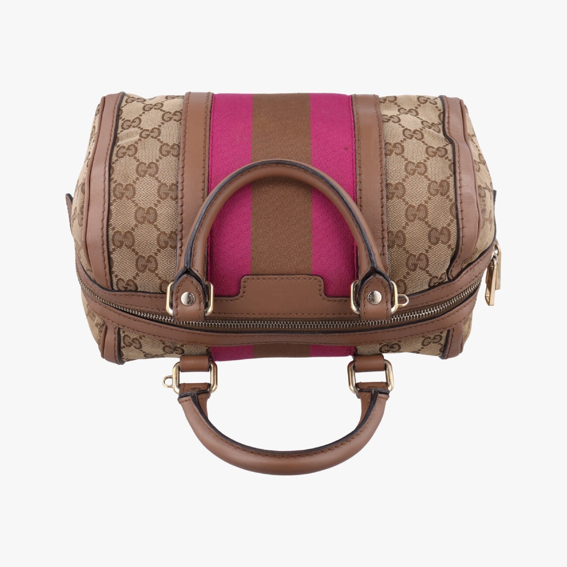 GUCCI Sherry Line Multicolor Leather and Canvas Shoulder Bag 269876G015261254