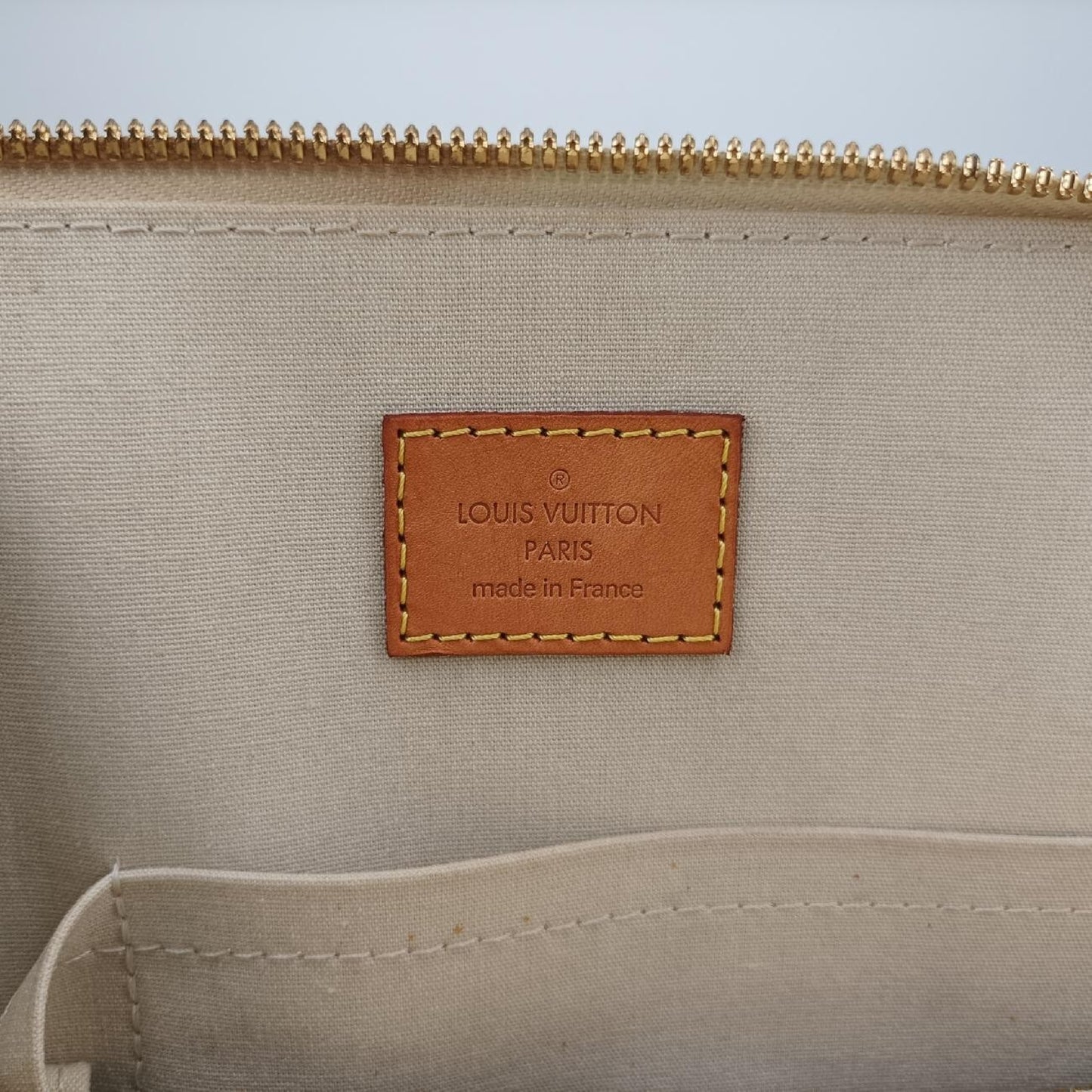 LOUIS VUITTON Alma PM Citrine Vernis M90101FL3141 Handbag
