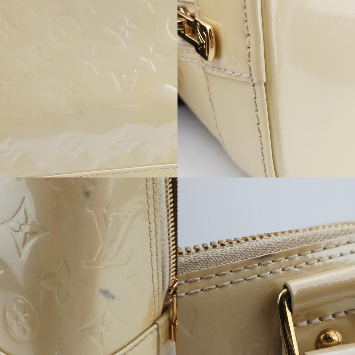 LOUIS VUITTON Alma PM Citrine Vernis M90101FL3141 Handbag