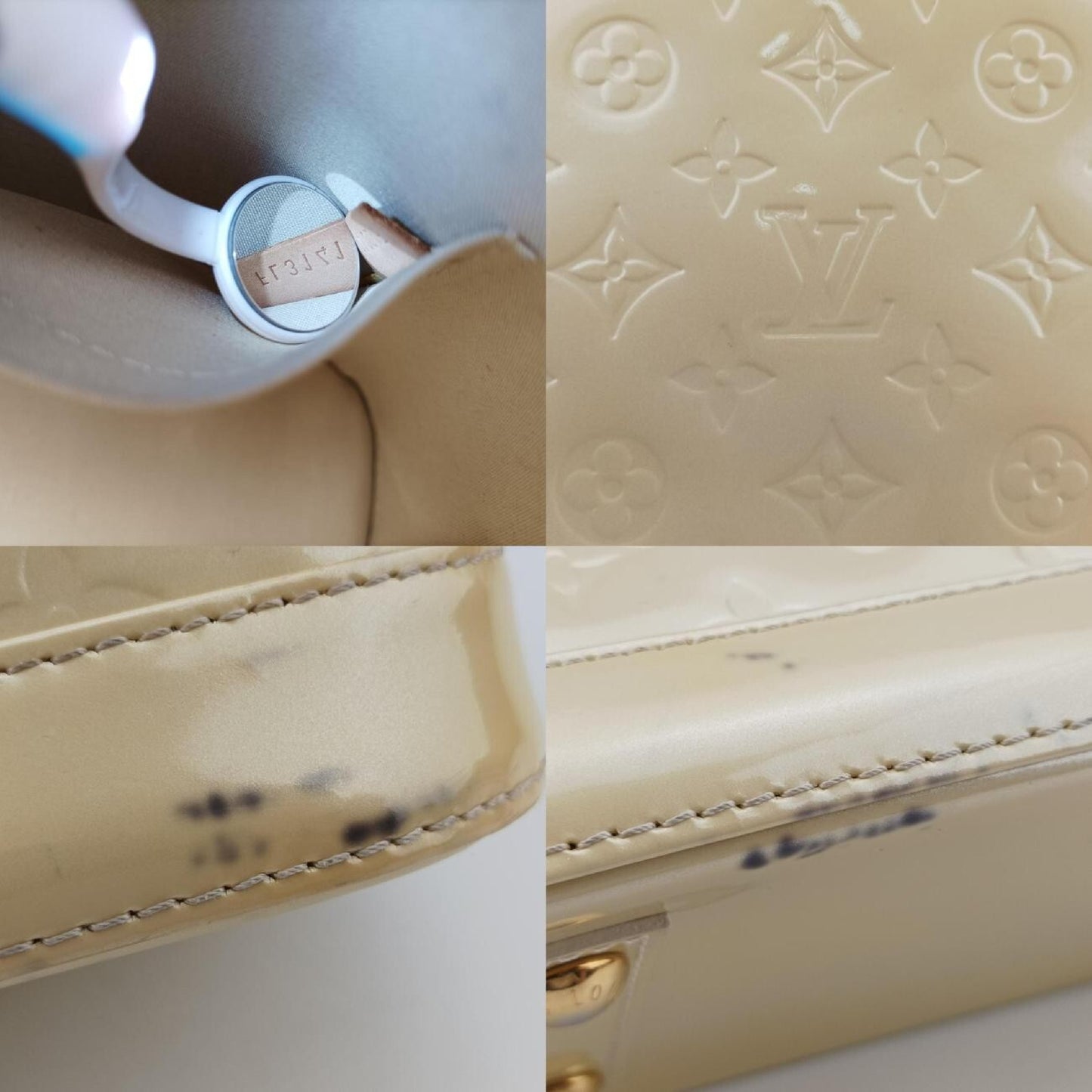 LOUIS VUITTON Alma PM Citrine Vernis M90101FL3141 Handbag