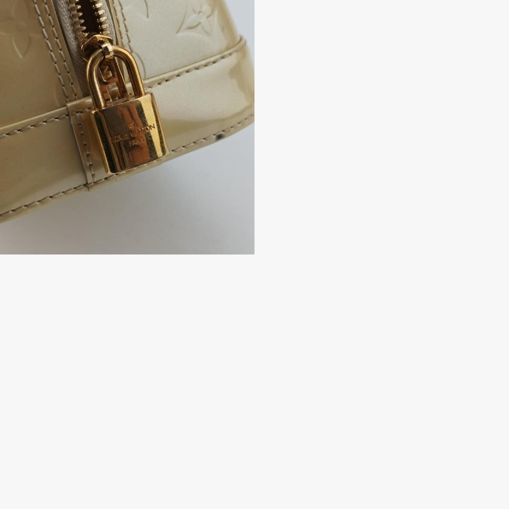 LOUIS VUITTON Alma PM Citrine Vernis M90101FL3141 Handbag