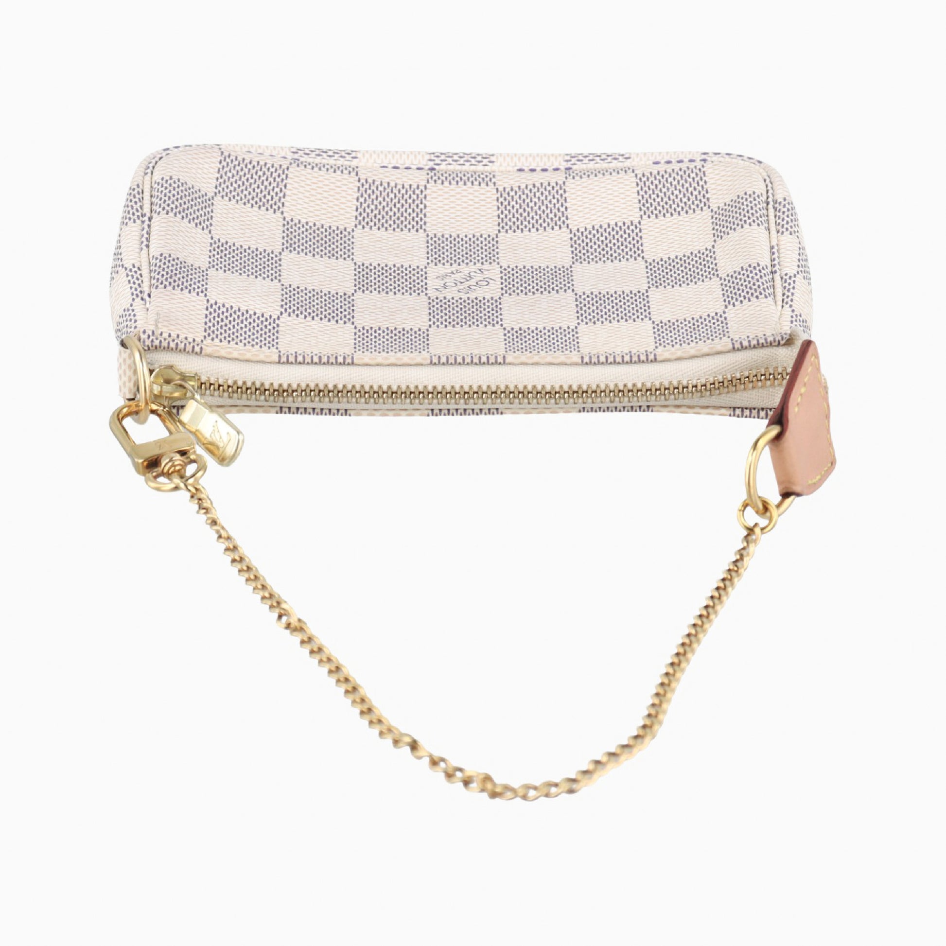 LOUIS VUITTON Mini Pochette Accessoires Azur Damier Canvas N58010SF3280 Handbag