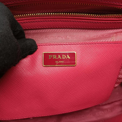 PRADA Galleria Rose Red Saffiano Leather Shoulder Bag BN227458/S 158