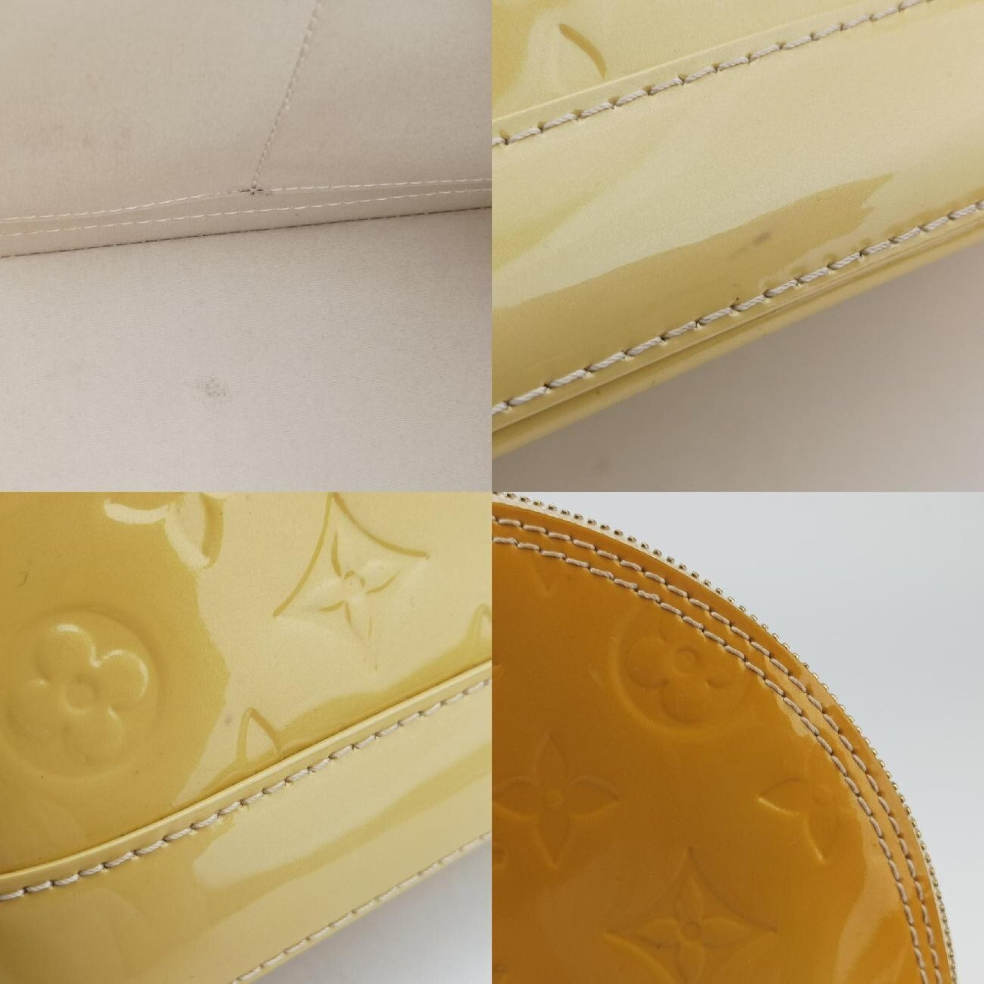 LOUIS VUITTON Alma PM Citrine Vernis M90101FL4112 Handbag