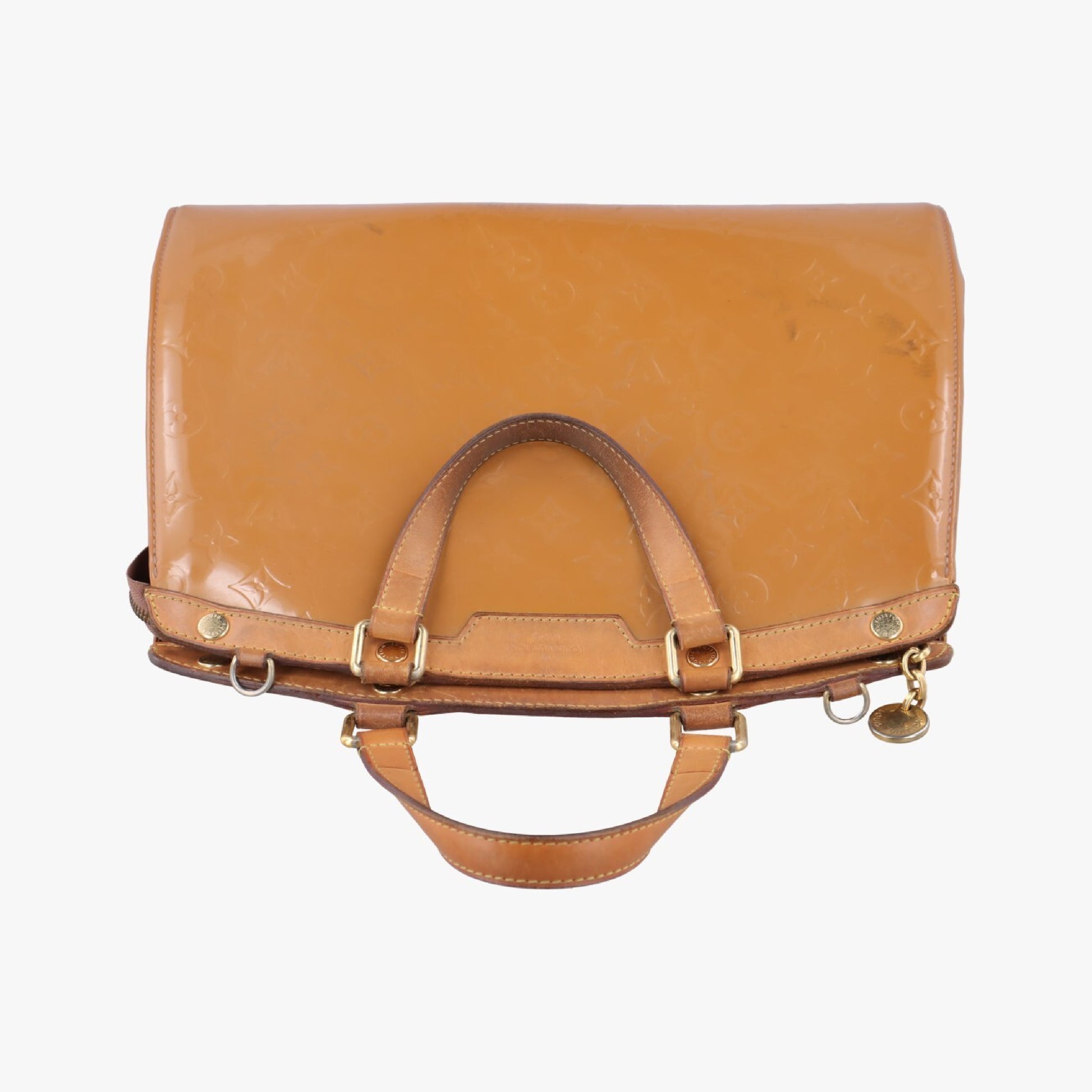 LOUIS VUITTON Blair GM Beige Vernis M91621SR1113 Shoulder Bag