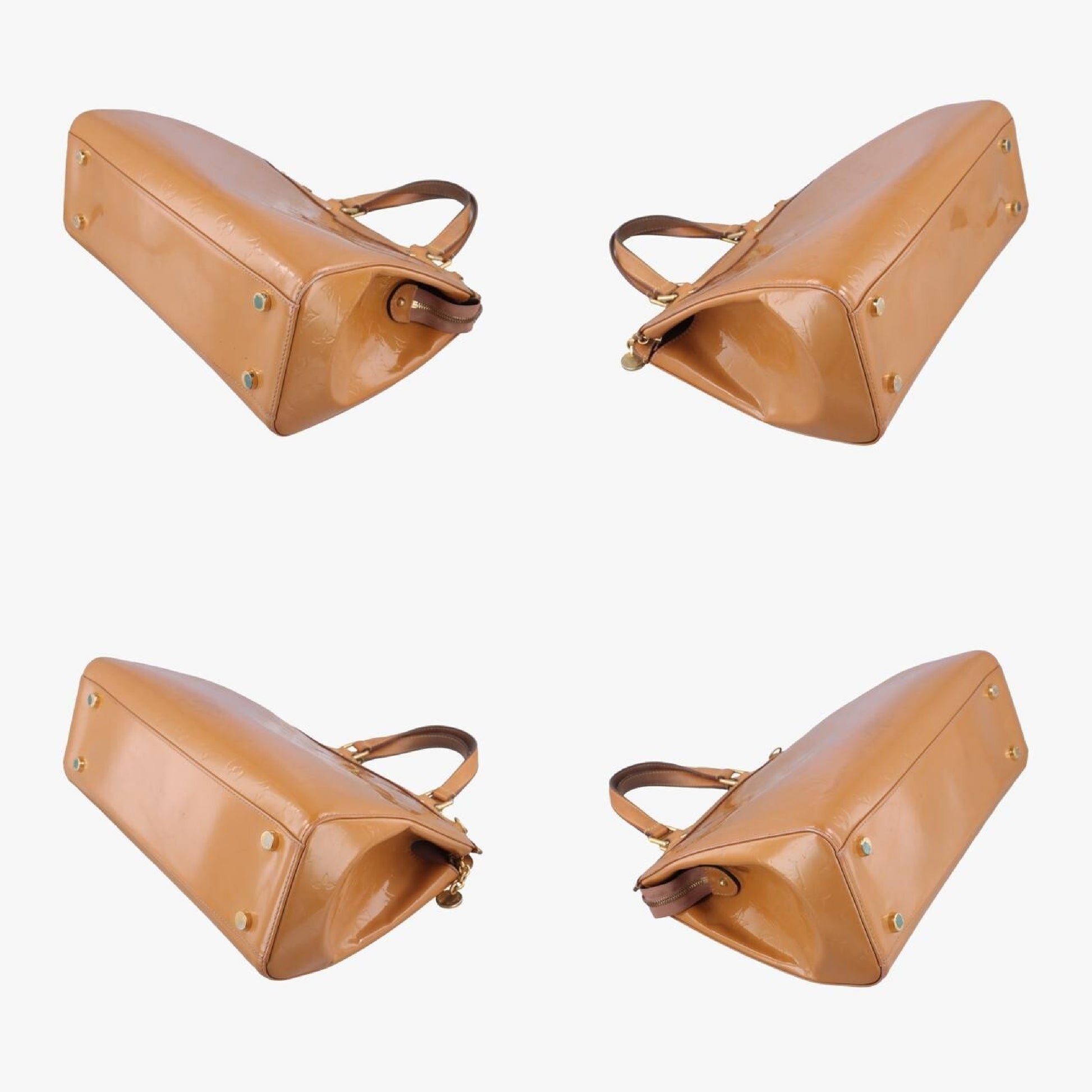 LOUIS VUITTON Blair GM Beige Vernis M91621SR1113 Shoulder Bag
