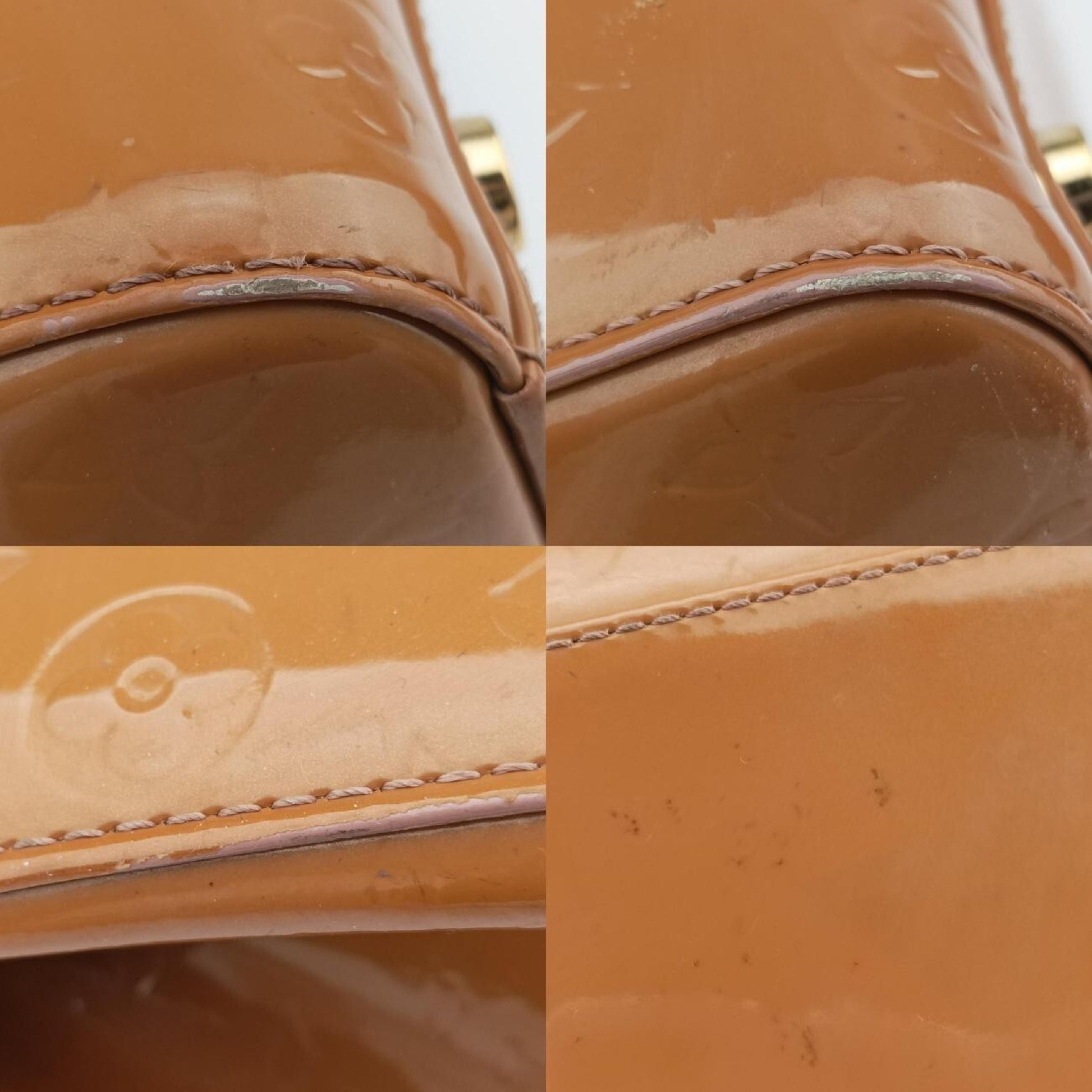 LOUIS VUITTON Blair GM Beige Vernis M91621SR1113 Shoulder Bag