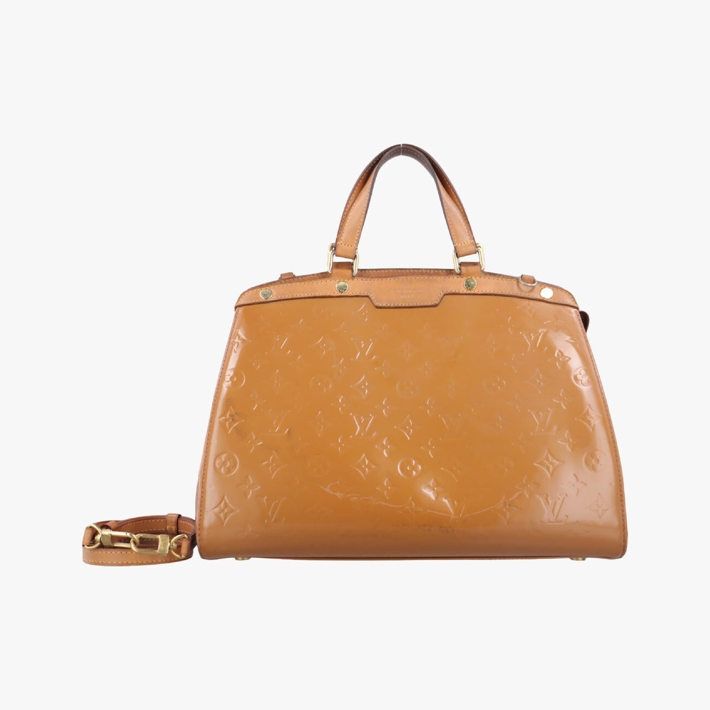 LOUIS VUITTON Blair GM Beige Vernis M91621SR1113 Shoulder Bag