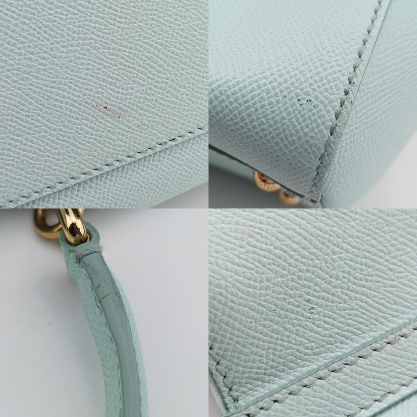 Sicily Green Leather 40 Shoulder Bag