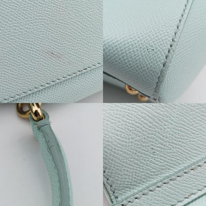 Sicily Green Leather 40 Shoulder Bag