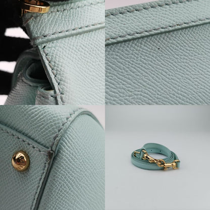 Sicily Green Leather 40 Shoulder Bag