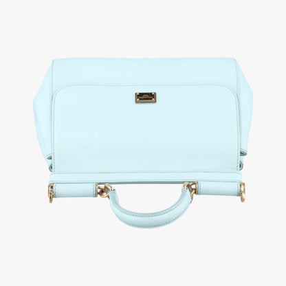 Sicily Green Leather 40 Shoulder Bag