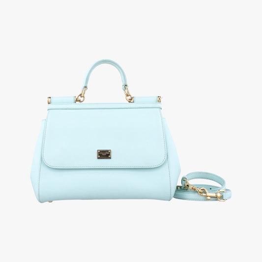 Sicily Green Leather 40 Shoulder Bag