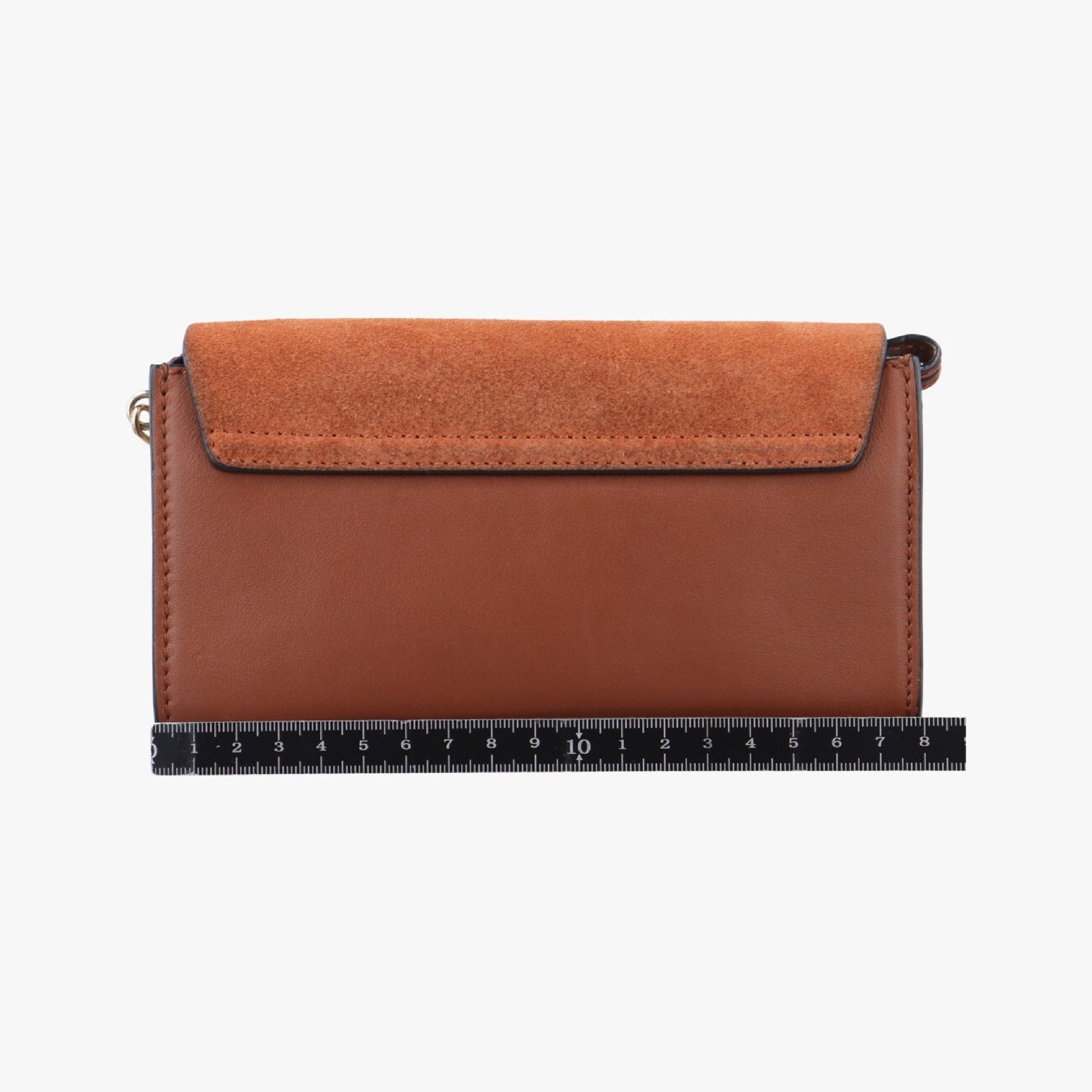 Chloe Faux Brown Suede x Leather 03 17 75 65 Shoulder Bag